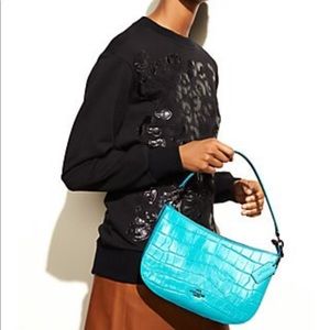 NEW! CHELSEA CROSSBODY IN CROC EMBOSSED LEATHER